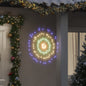 vidaXL Étoile rayonnante de Noël 140 LED 2 pcs multicolore 17 cm