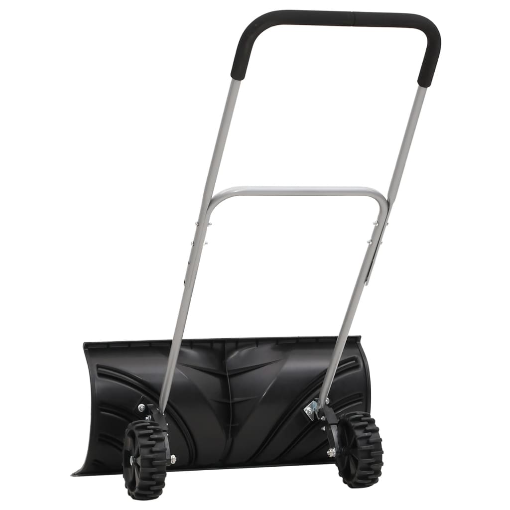 vidaXL Pelle à neige avec poignée extensible noir 66 cm lame en acier