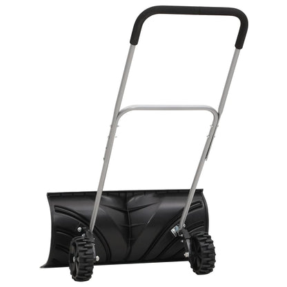 vidaXL Pelle à neige avec poignée extensible noir 66 cm lame en acier
