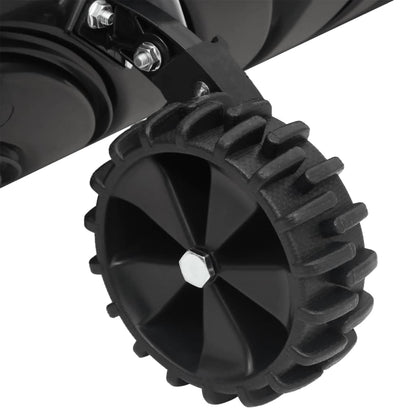 vidaXL Pelle à neige avec poignée extensible noir 66 cm lame en acier