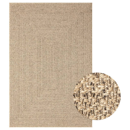 vidaXL Tapis 120x170 cm aspect jute intérieur et extérieur