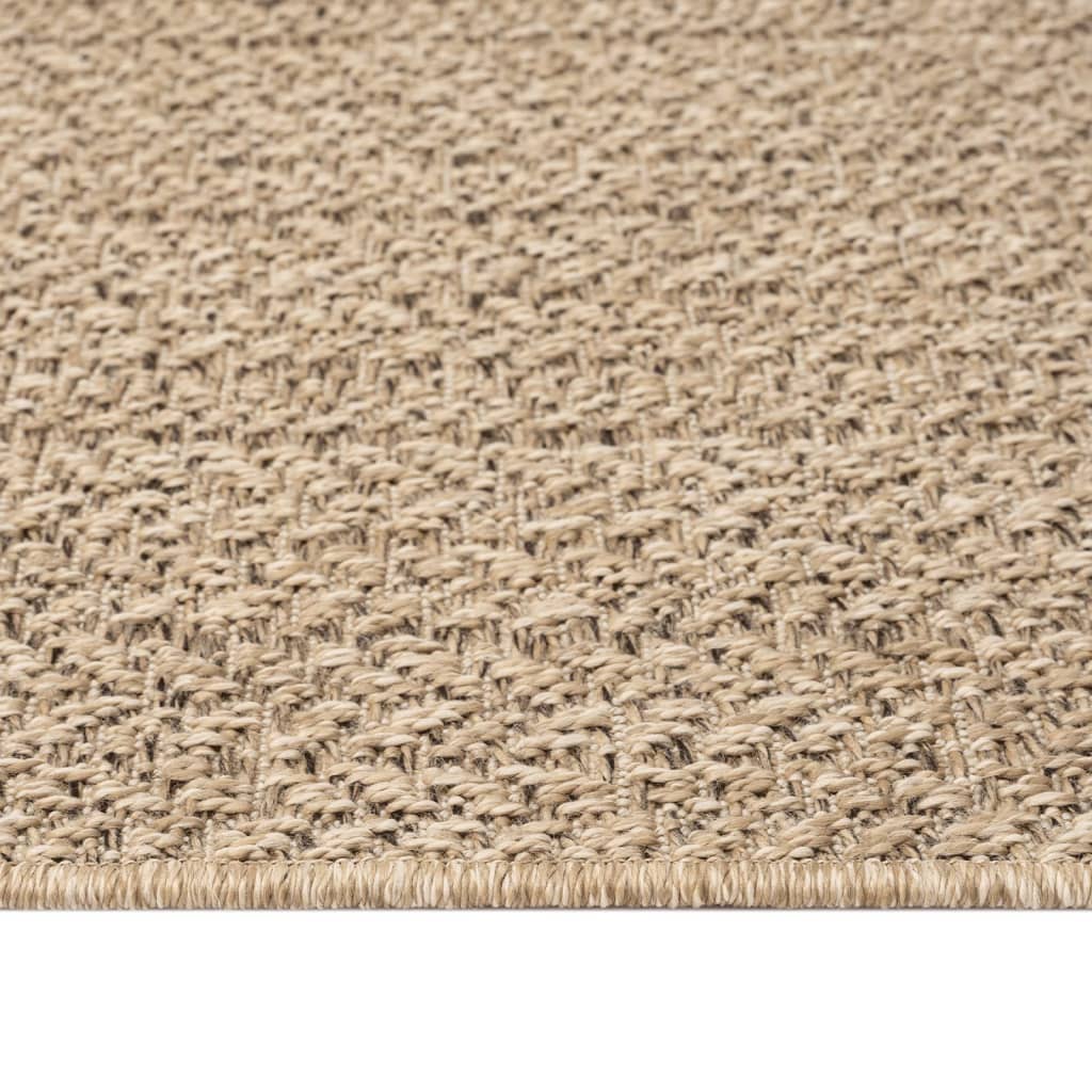 vidaXL Tapis 140x200 cm aspect jute intérieur et extérieur