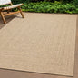 vidaXL Tapis 140x200 cm aspect jute intérieur et extérieur