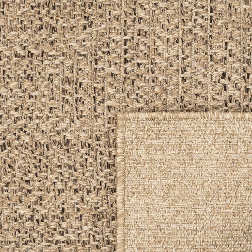 vidaXL Tapis 160x230 cm aspect jute intérieur et extérieur