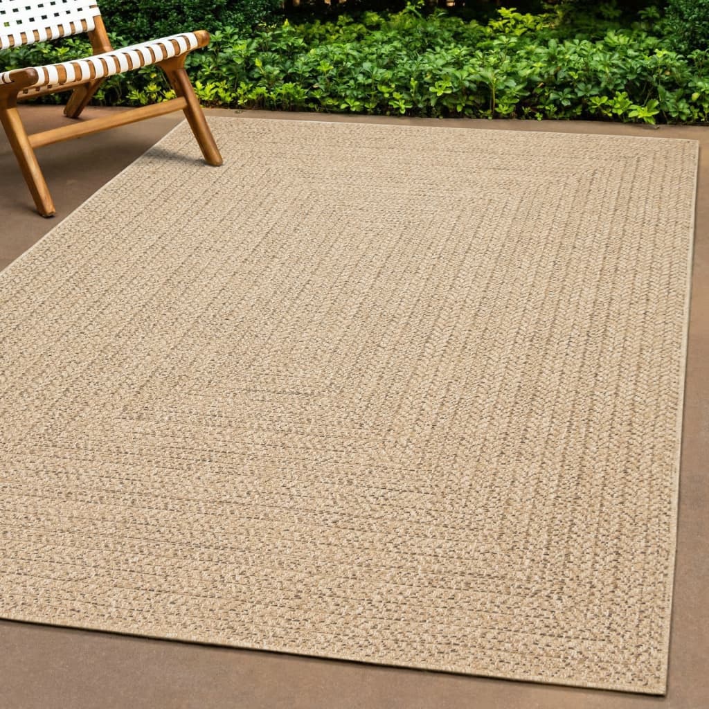 vidaXL Tapis 200x290 cm aspect jute intérieur et extérieur