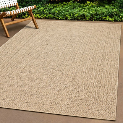 vidaXL Tapis 200x290 cm aspect jute intérieur et extérieur