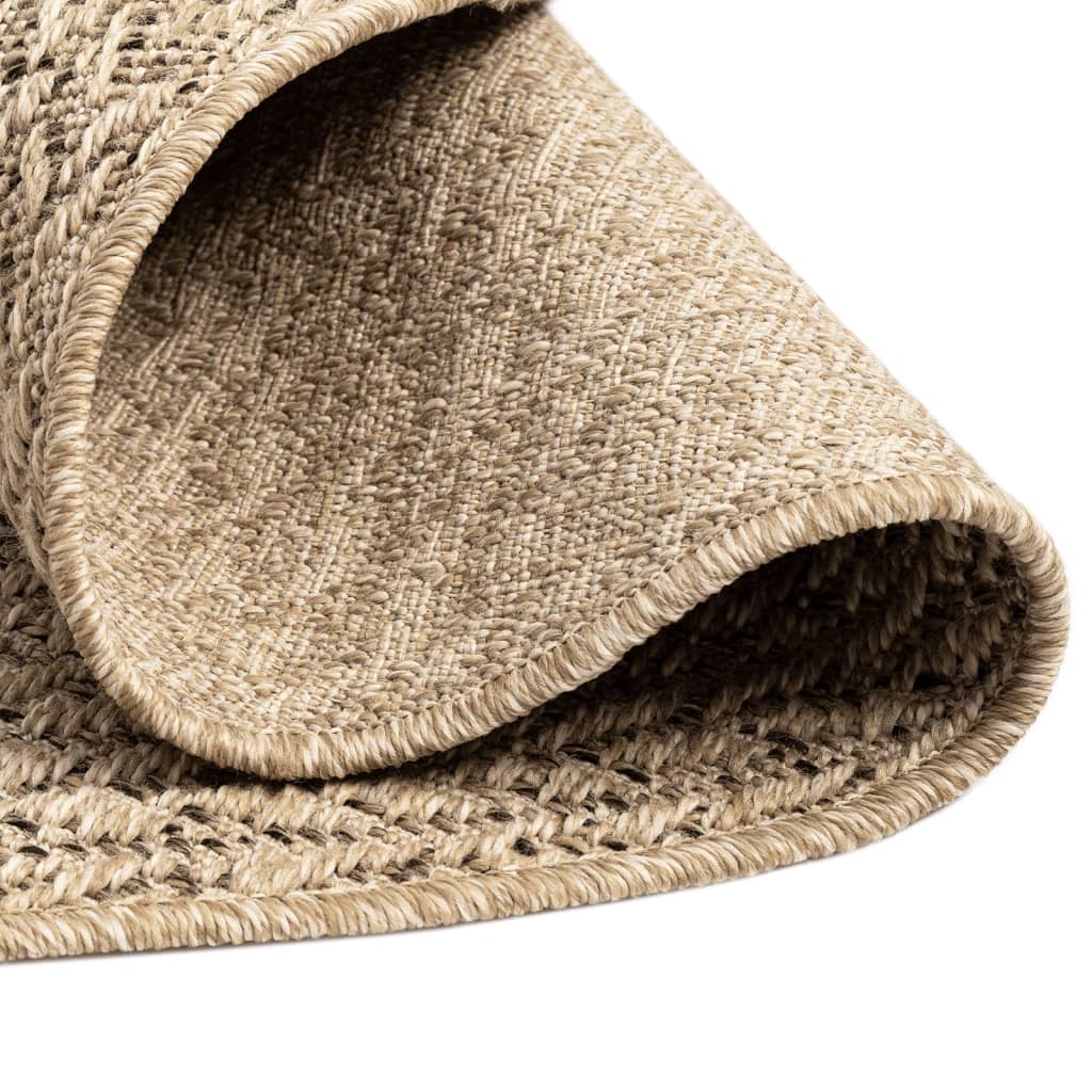 vidaXL Tapis 90 cm aspect jute intérieur et extérieur
