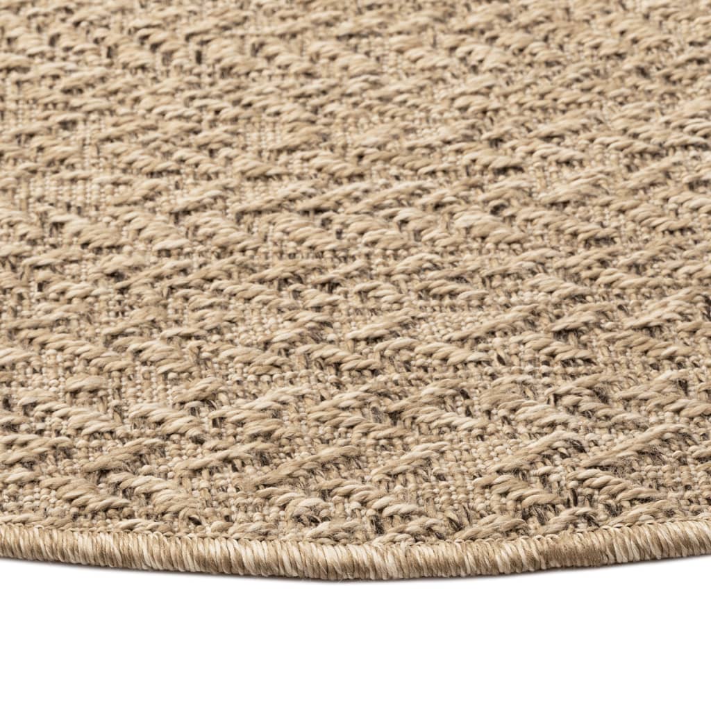 vidaXL Tapis 120 cm aspect jute intérieur et extérieur