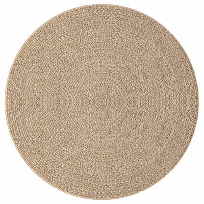vidaXL Tapis 160 cm aspect jute intérieur et extérieur