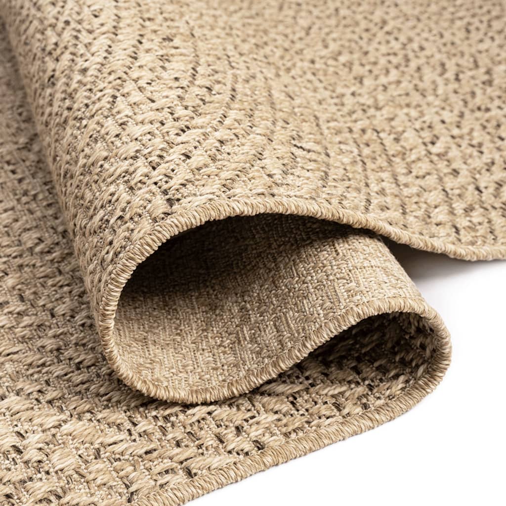 vidaXL Tapis 120x170 cm aspect jute intérieur et extérieur