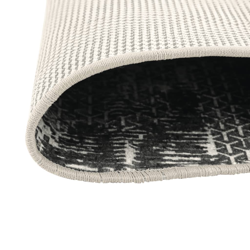 vidaXL Tapis lavable multicolore Ø 120 cm antidérapant