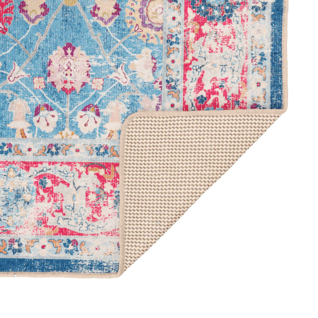 vidaXL Tapis lavable multicolore 190x300 cm antidérapant
