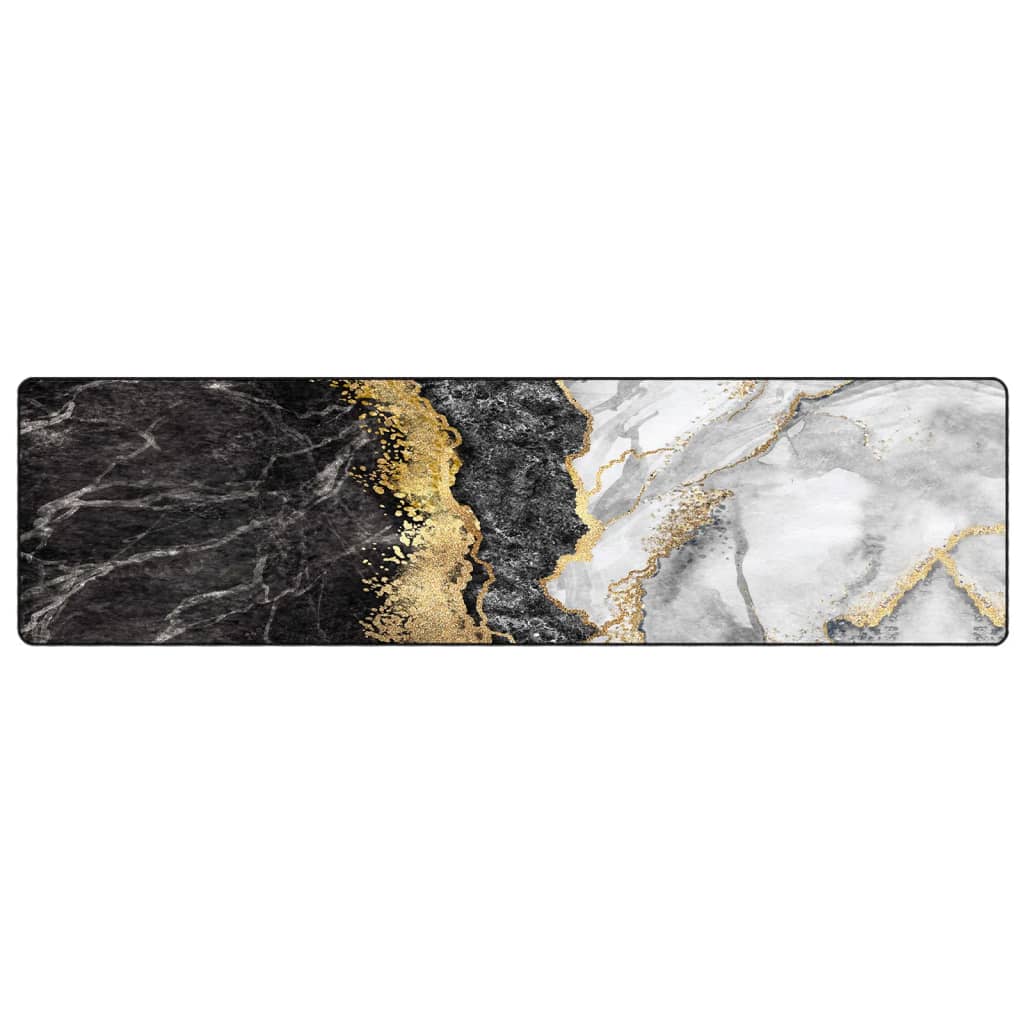 vidaXL Tapis lavable multicolore 80x300 cm antidérapant