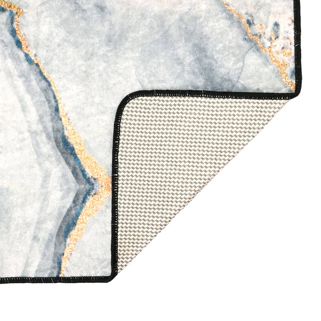 vidaXL Tapis lavable multicolore 80x300 cm antidérapant