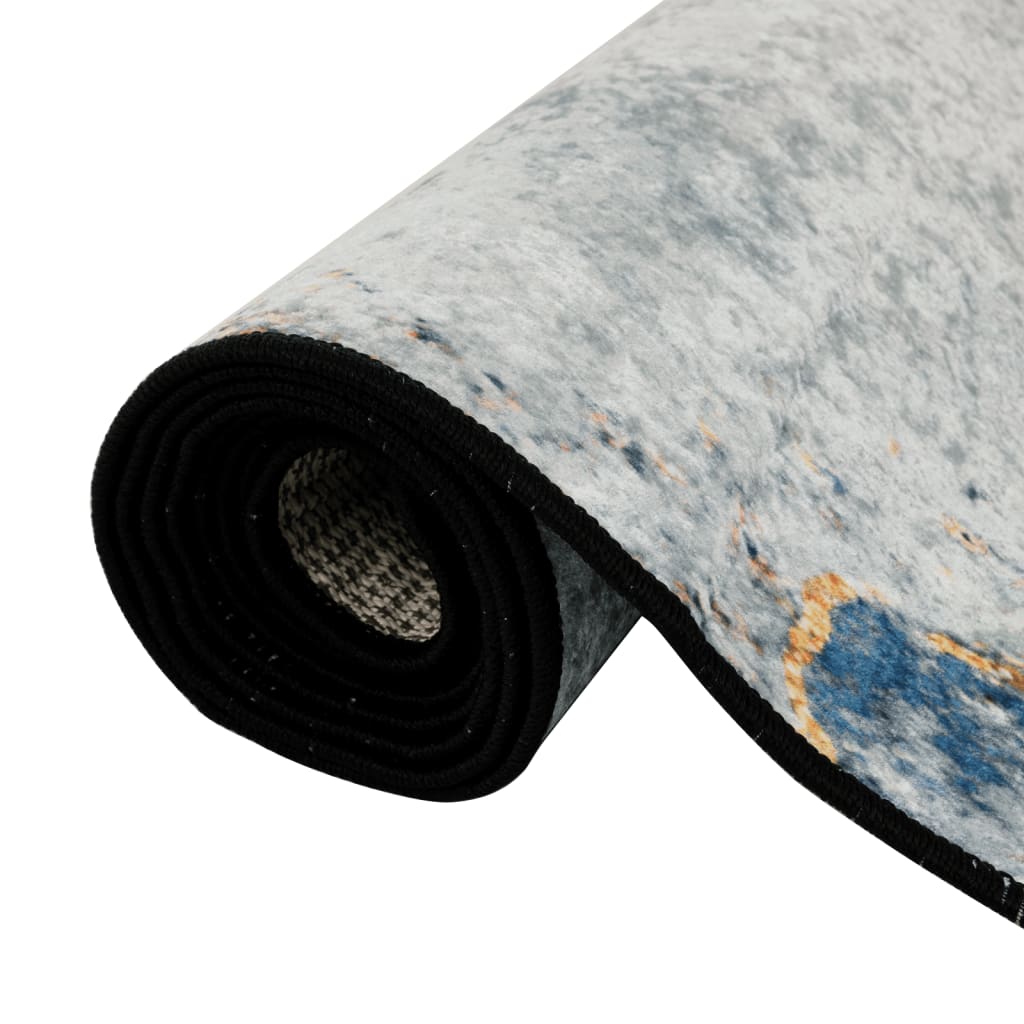 vidaXL Tapis lavable multicolore 120x180 cm antidérapant