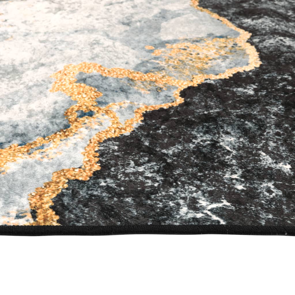 vidaXL Tapis lavable multicolore 120x180 cm antidérapant