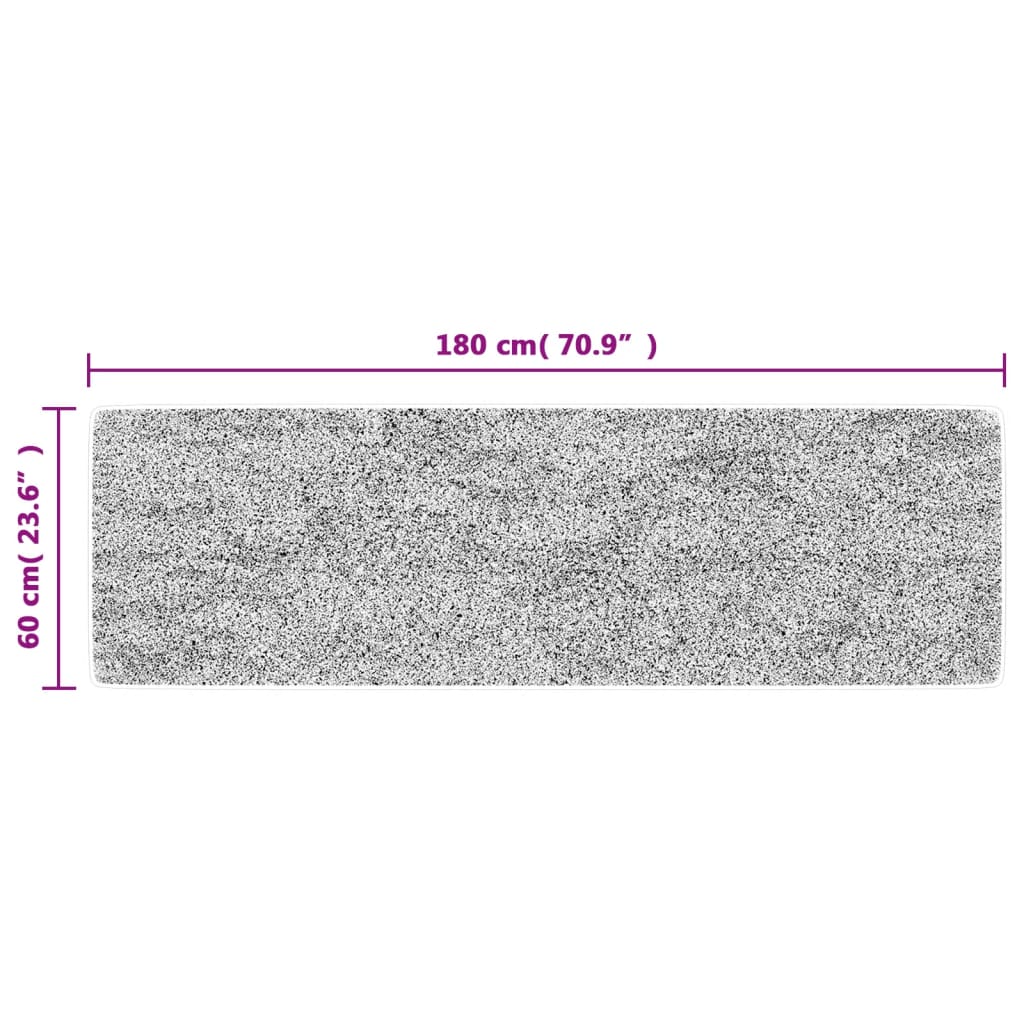 vidaXL Tapis de cuisine multicolore 60x180 cm lavable antidérapant