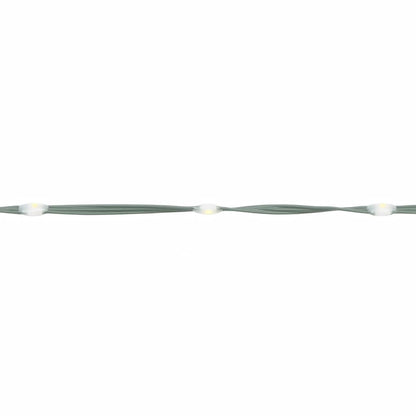 vidaXL Arbre de Noël lumineux sur mât de drapeau 200 LED blanc 180 cm