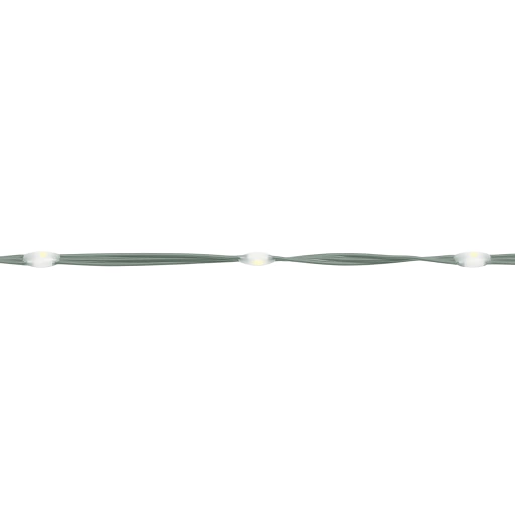 vidaXL Arbre de Noël lumineux sur mât de drapeau 1534 LED bleu 500 cm
