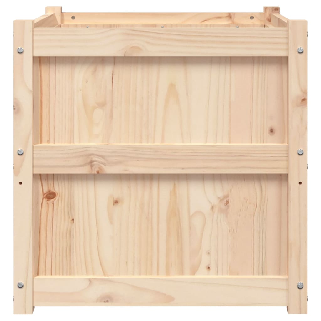 vidaXL Jardinière d'extérieur 60x60x60 cm bois de pin massif