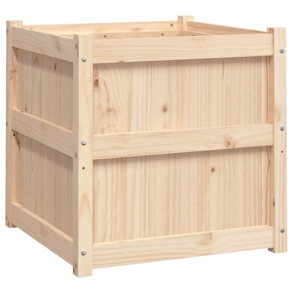 vidaXL Jardinière d'extérieur 60x60x60 cm bois de pin massif