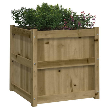 vidaXL Jardinières 2 pcs bois de pin imprégné