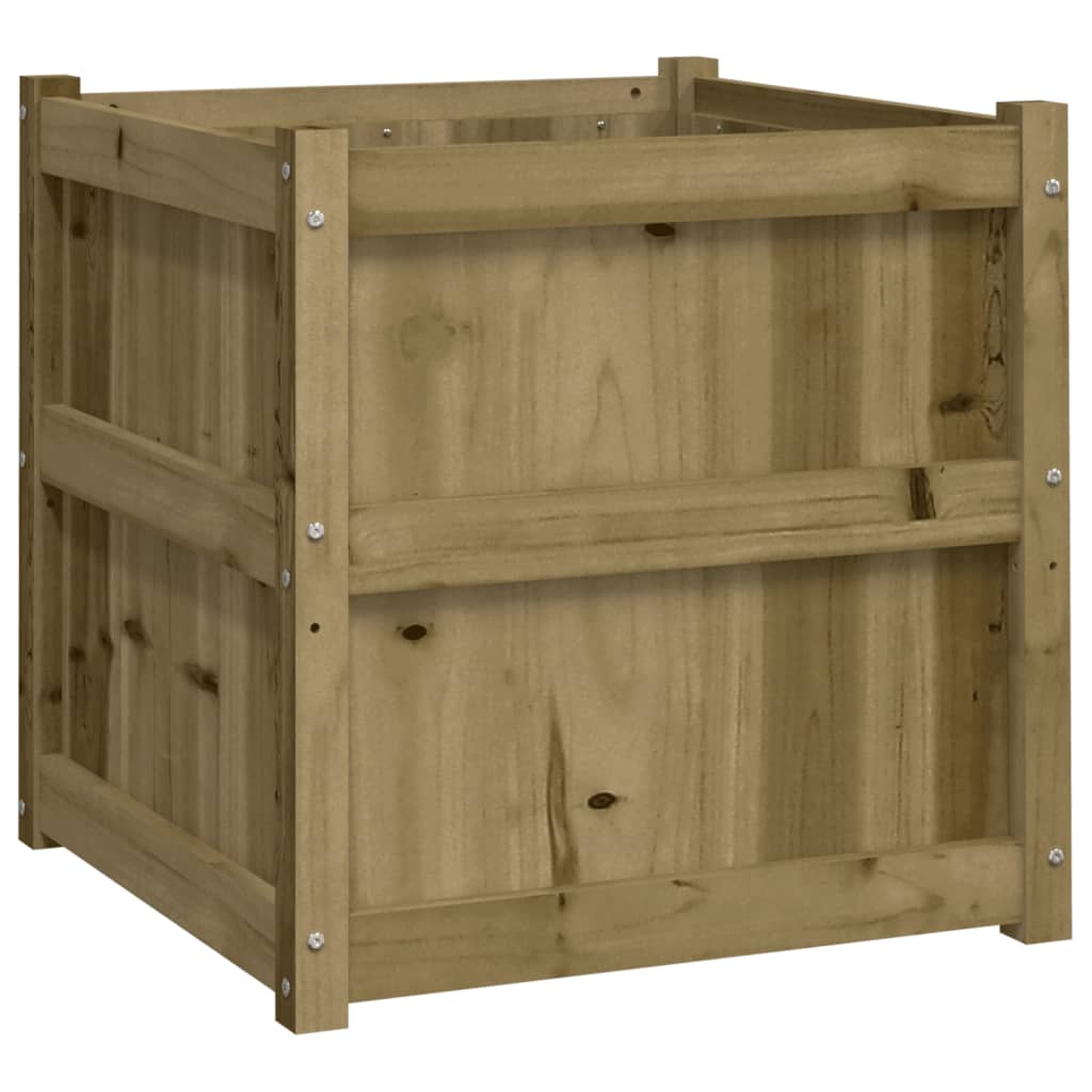 vidaXL Jardinières 2 pcs bois de pin imprégné