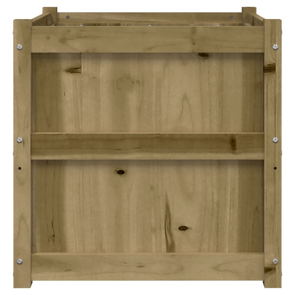 vidaXL Jardinières 2 pcs bois de pin imprégné