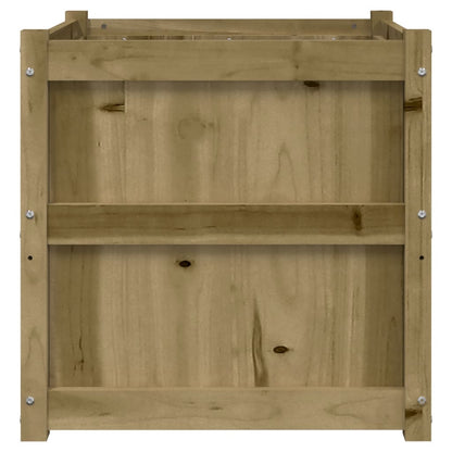 vidaXL Jardinières 2 pcs bois de pin imprégné