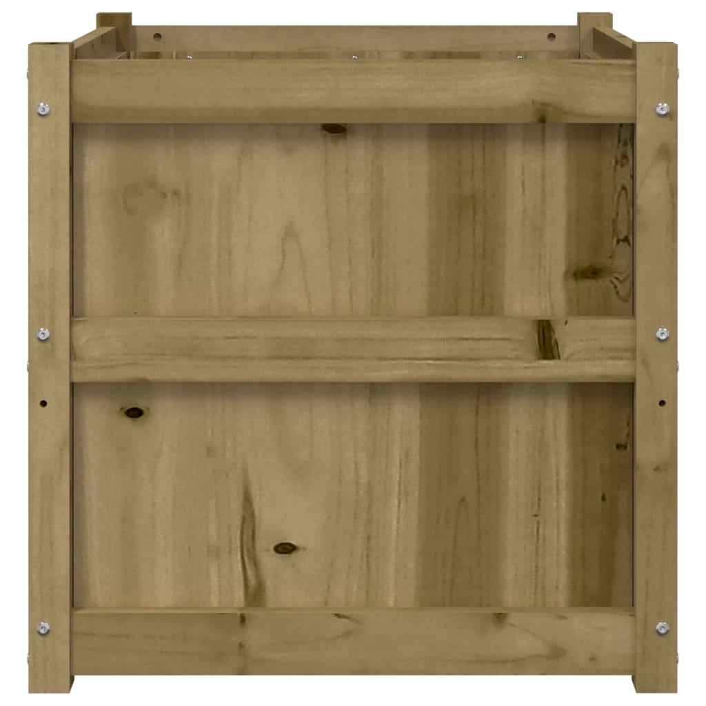 vidaXL Jardinières 2 pcs bois de pin imprégné