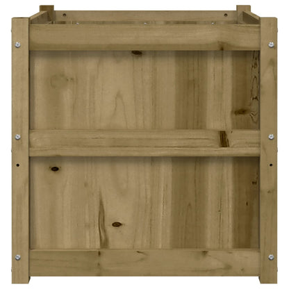 vidaXL Jardinières 2 pcs bois de pin imprégné