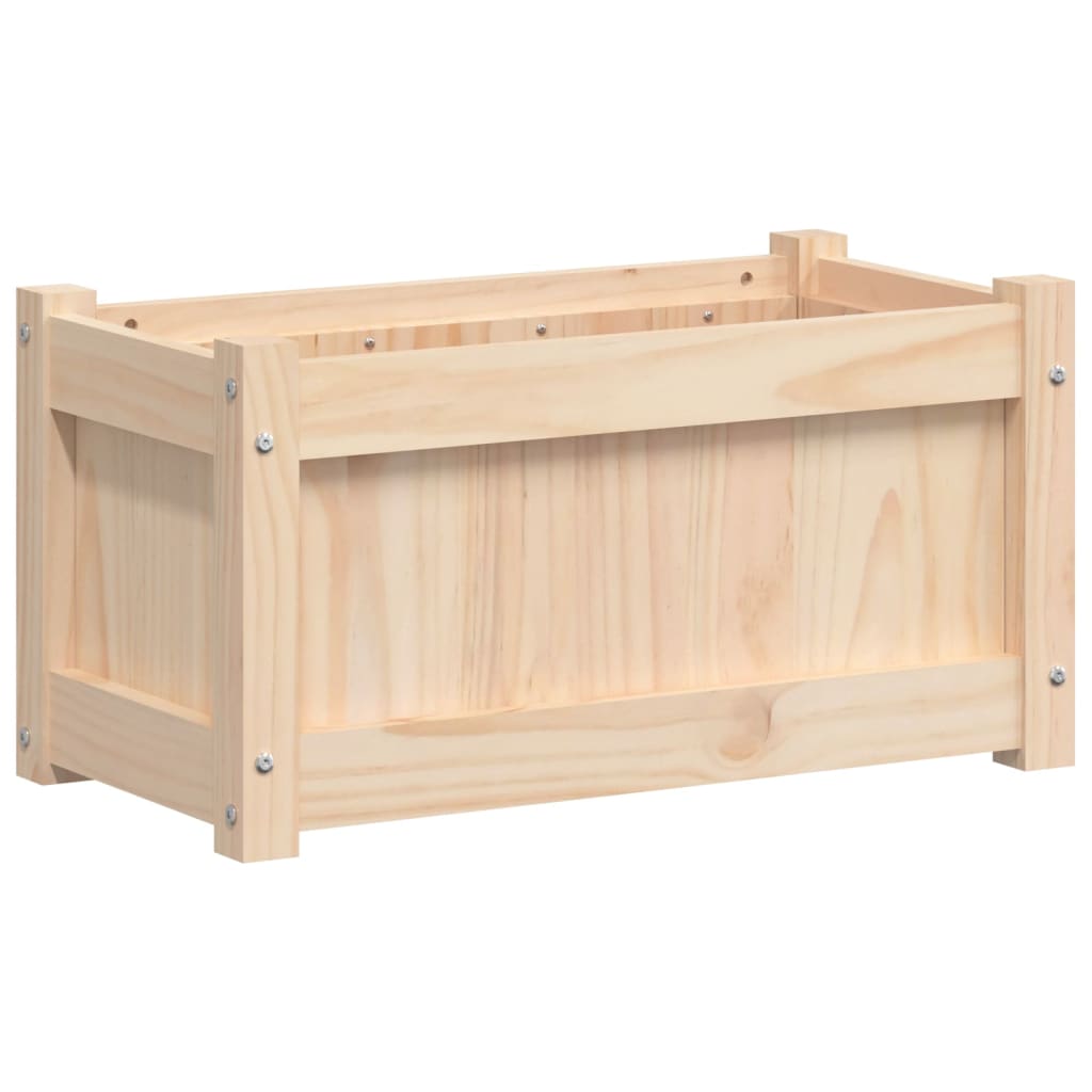 vidaXL Jardinières 2 pcs bois de pin massif