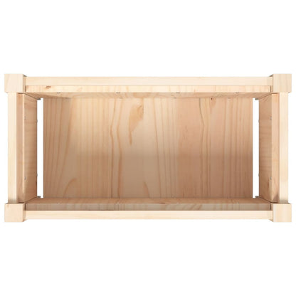 vidaXL Jardinières 2 pcs bois de pin massif