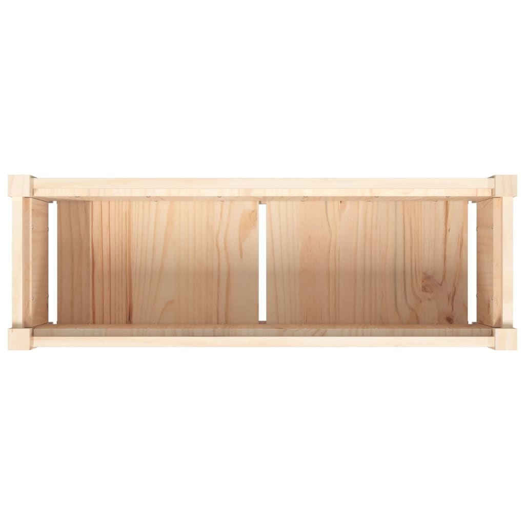 vidaXL Jardinière d'extérieur 90x31x31 cm bois de pin massif