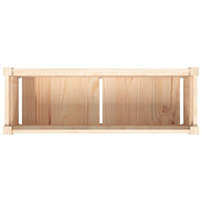 vidaXL Jardinière d'extérieur 90x31x31 cm bois de pin massif