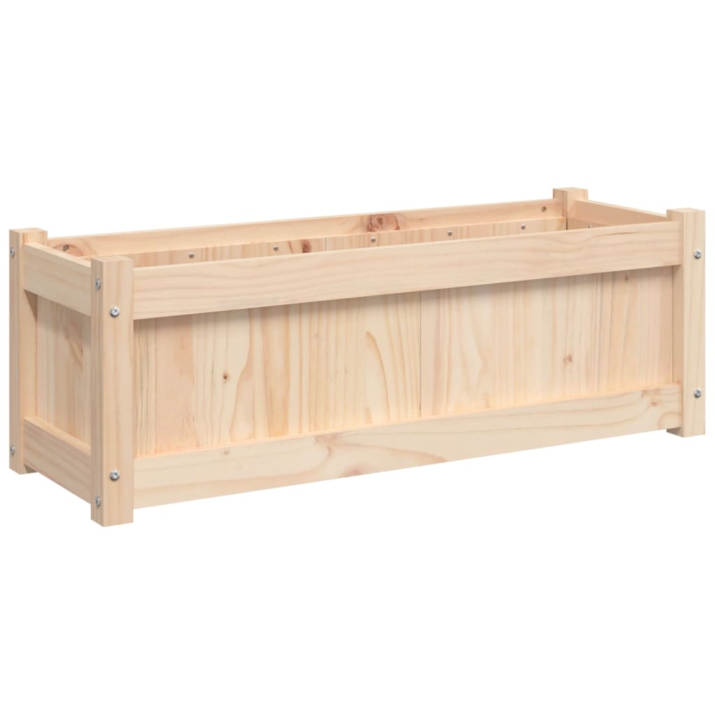 vidaXL Jardinières 2 pcs bois de pin massif