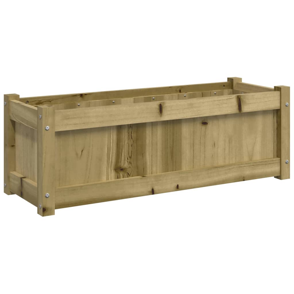 vidaXL Jardinières 2 pcs bois de pin imprégné