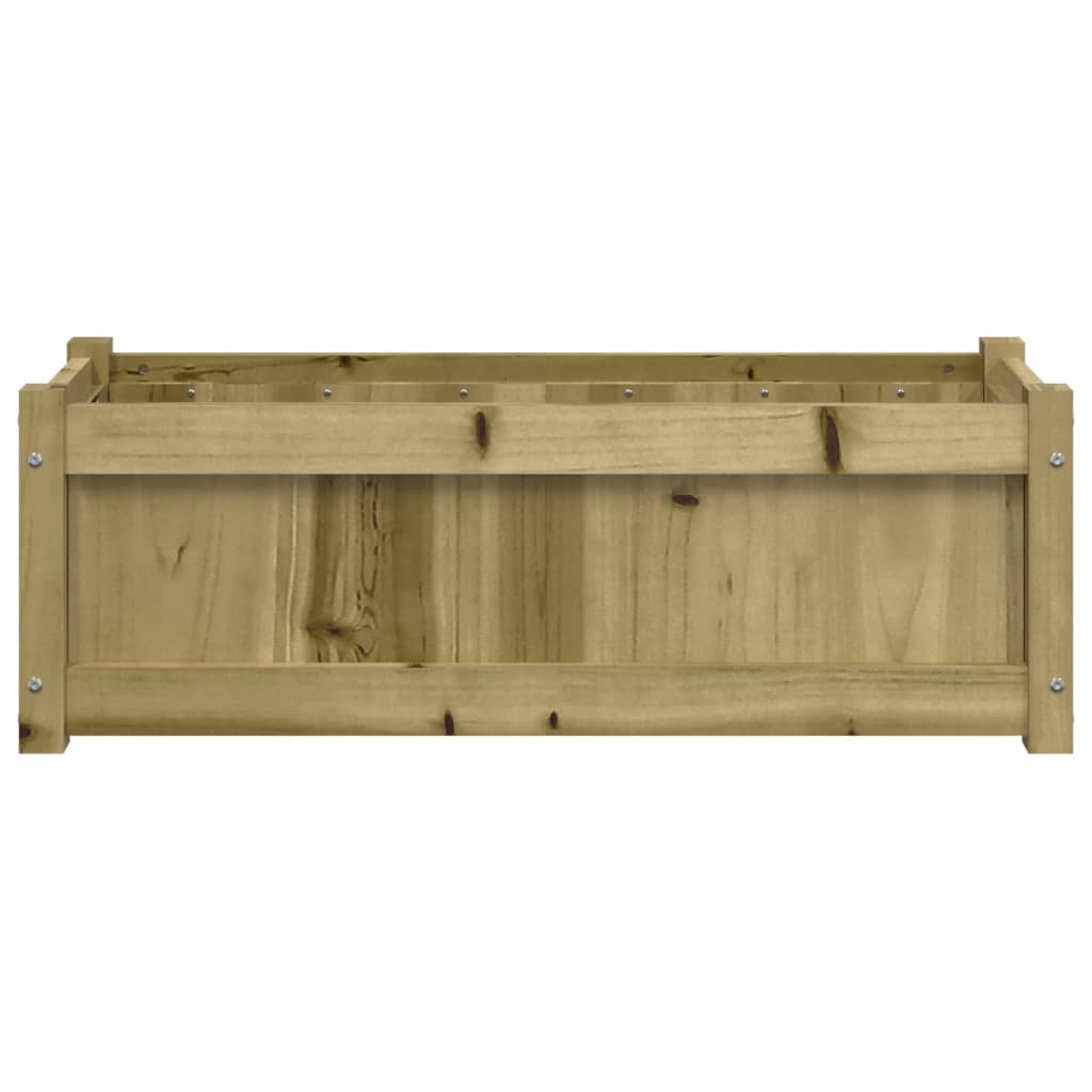 vidaXL Jardinières 2 pcs bois de pin imprégné