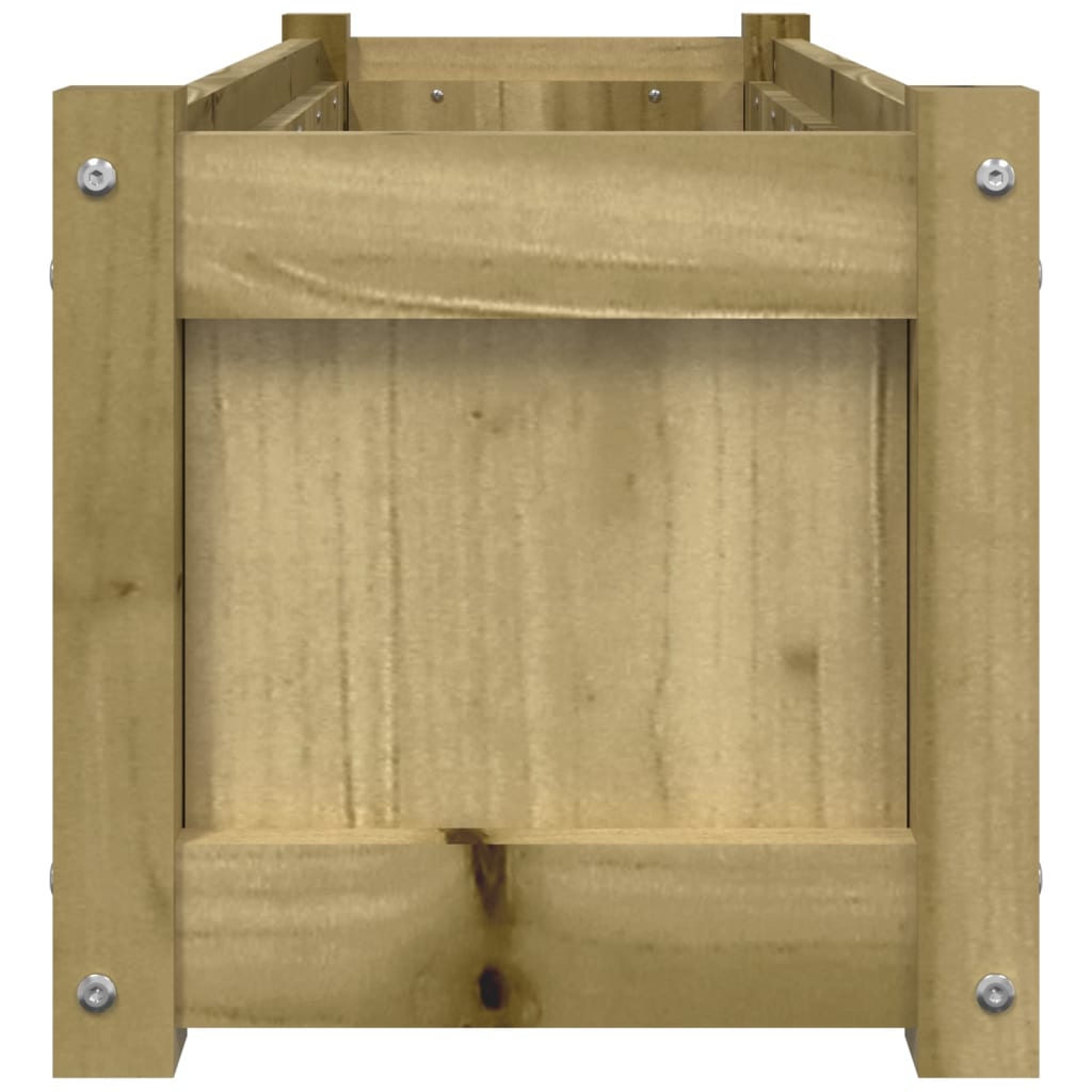 vidaXL Jardinières 2 pcs bois de pin imprégné