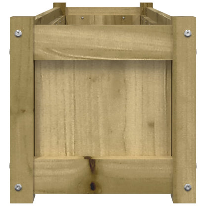 vidaXL Jardinières 2 pcs bois de pin imprégné