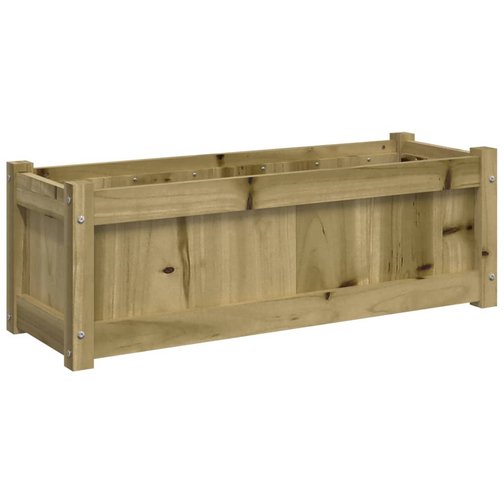 vidaXL Jardinières 2 pcs bois de pin imprégné