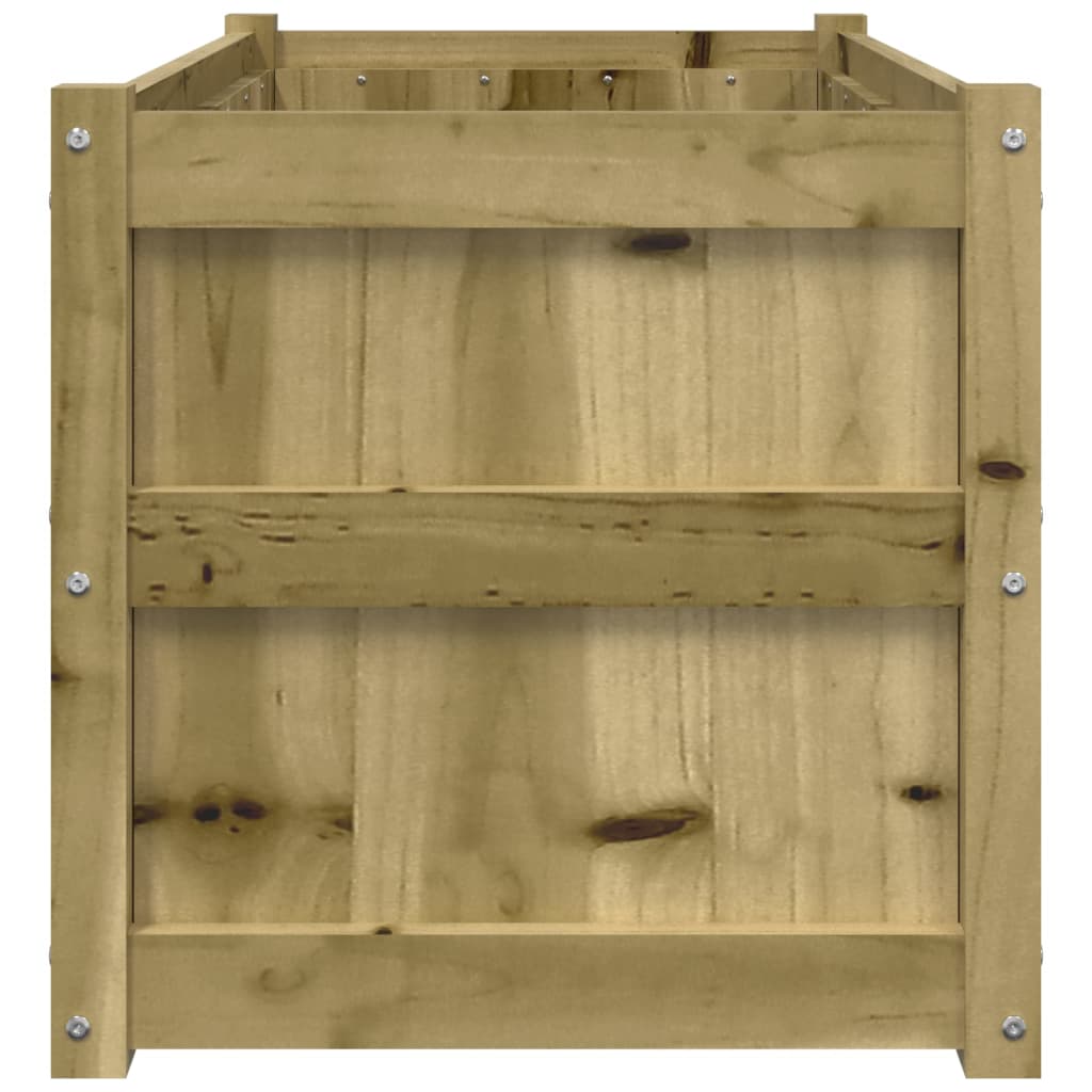 vidaXL Jardinière d'extérieur 90x50x50 cm bois de pin imprégné