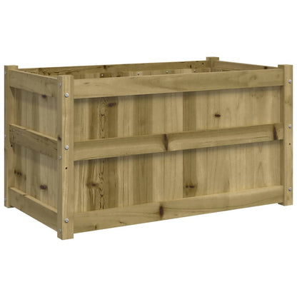 vidaXL Jardinières 2 pcs bois de pin imprégné