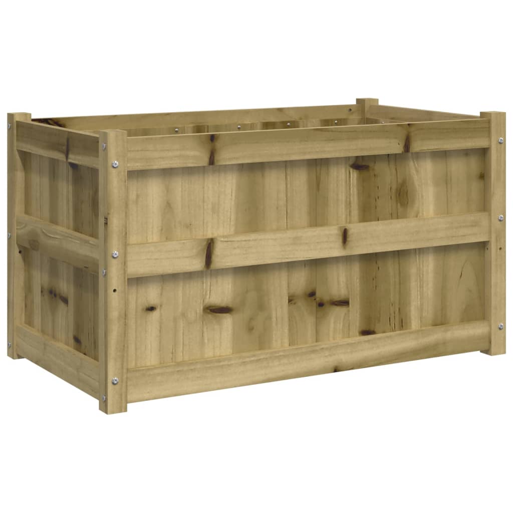 vidaXL Jardinières 2 pcs bois de pin imprégné