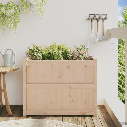 vidaXL Jardinière 90x50x70 cm bois de pin massif