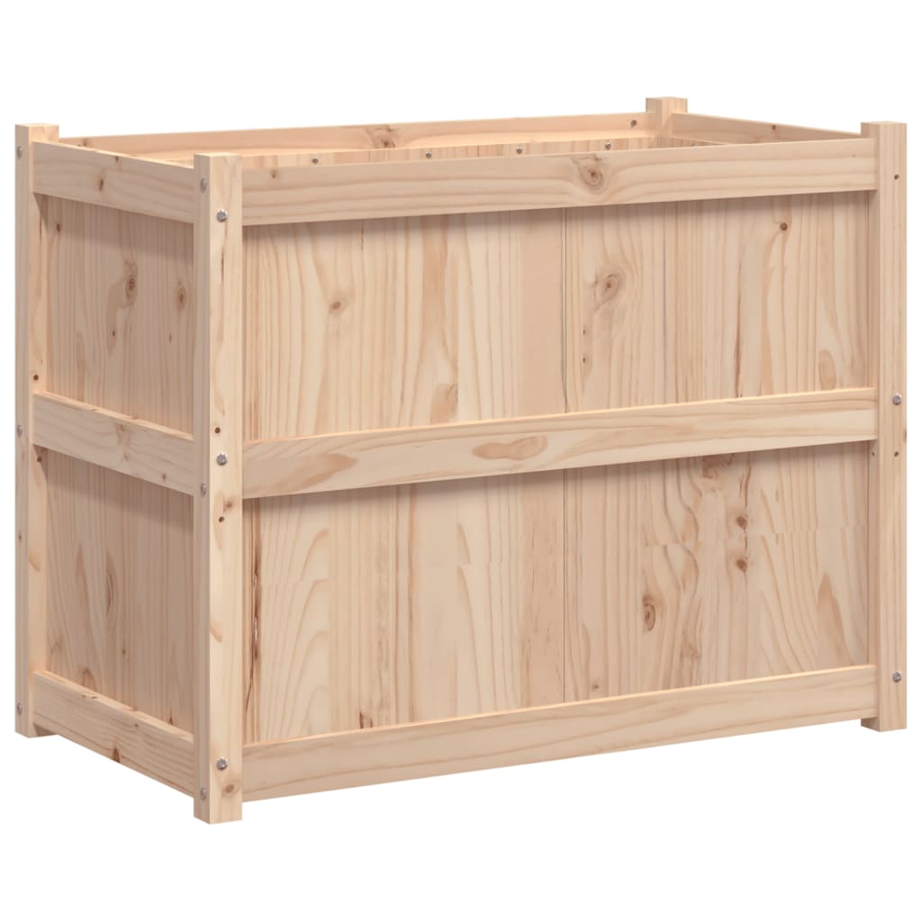 vidaXL Jardinière 90x50x70 cm bois de pin massif