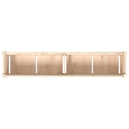 vidaXL Jardinières 2 pcs bois de pin massif