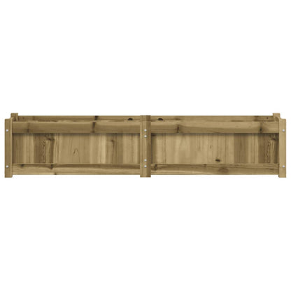 vidaXL Jardinières 2 pcs bois de pin imprégné