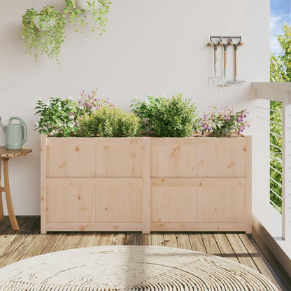 vidaXL Jardinière 150x50x70 cm bois de pin massif