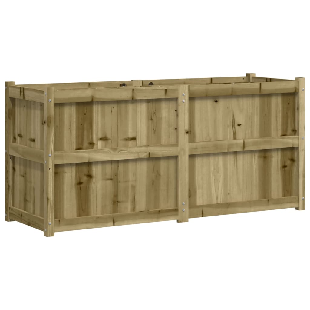 vidaXL Jardinière 150x50x70 cm bois de pin imprégné